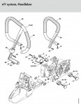 Stihl MS 461 Gasoline Chainsaw Spare Parts